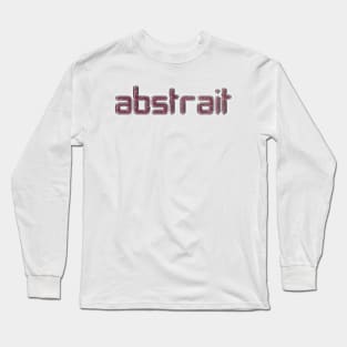 GLITTER ABSTRAIT (PINK) Long Sleeve T-Shirt